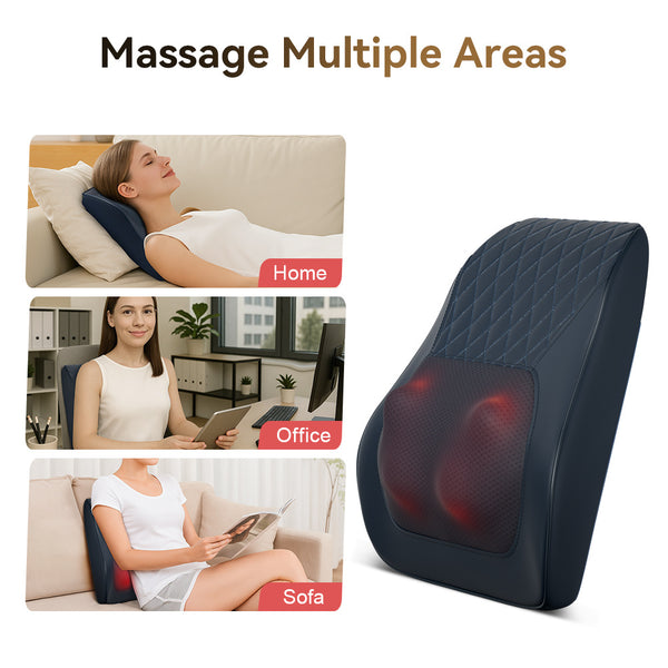 Heating massage pillow kneading massage nodes close-up