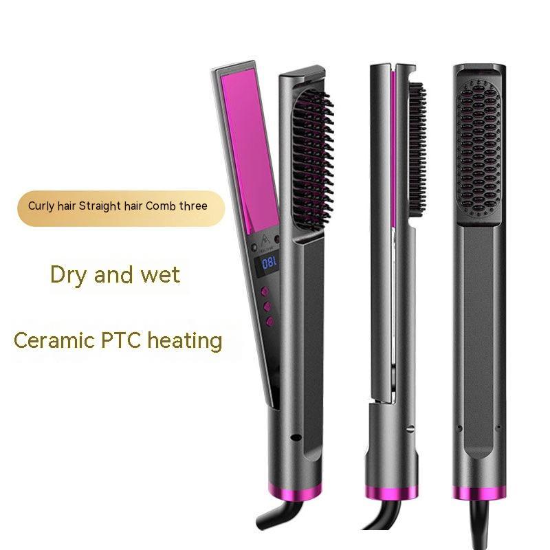 3-in-1 Multifunctional Hair Straightening Comb – Wet & Dry Use Secondary image