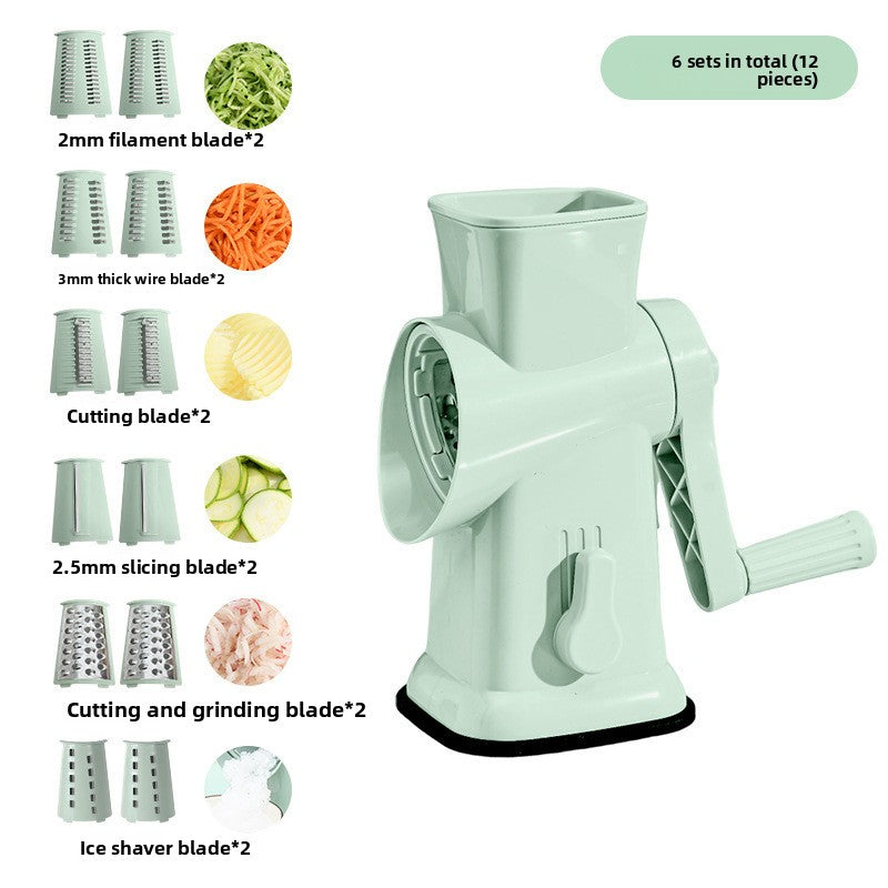 Vegetable cutter shown assembled