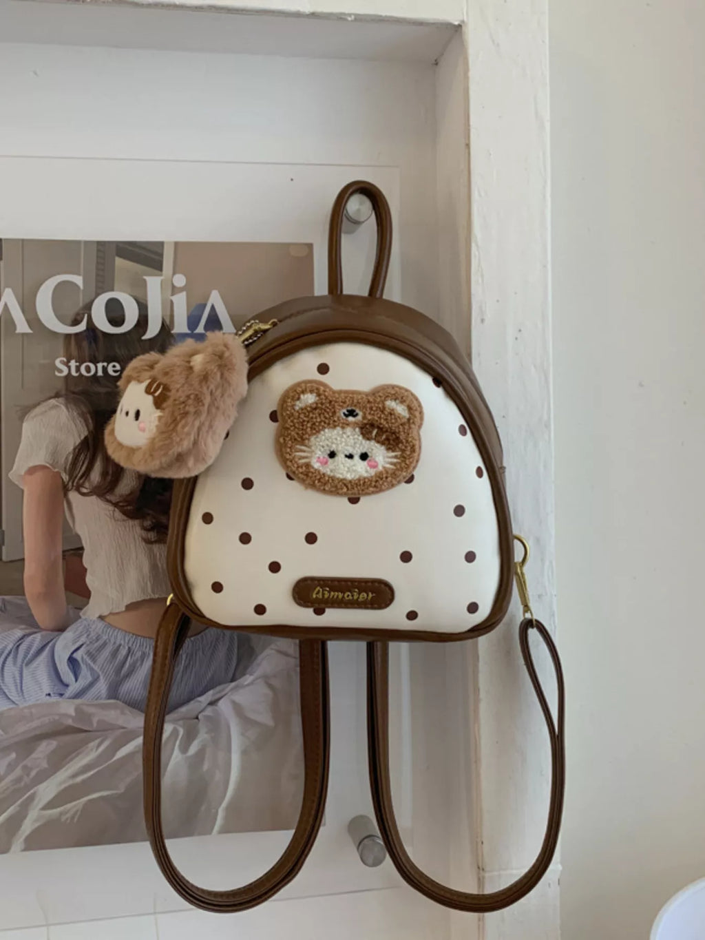 Mini Cartoon Bear Backpack — product image 2
