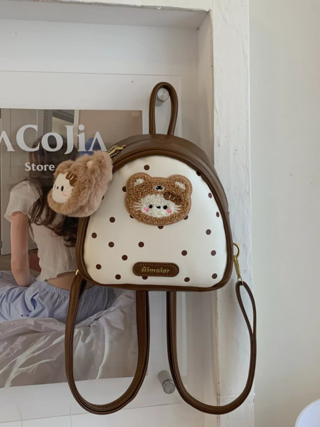 Mini Cartoon Bear Backpack — product image 2