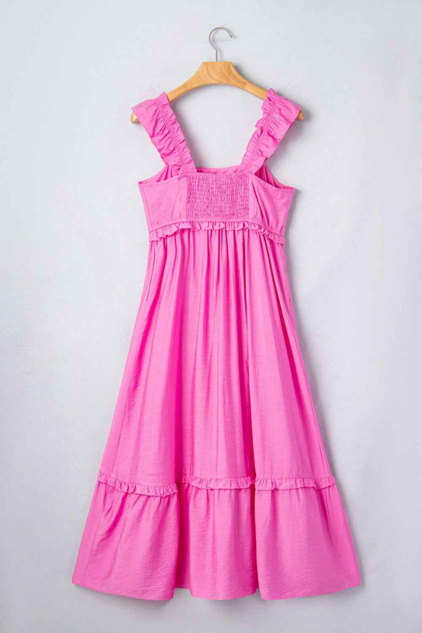 Ruffle trim maxi dress — additional view 5