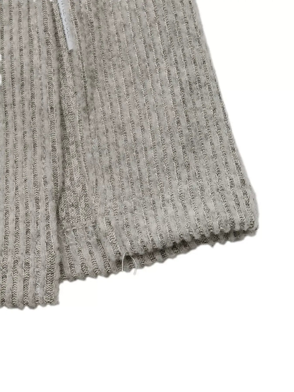 Ribbed knit long sleeve midi dress — additional view 10