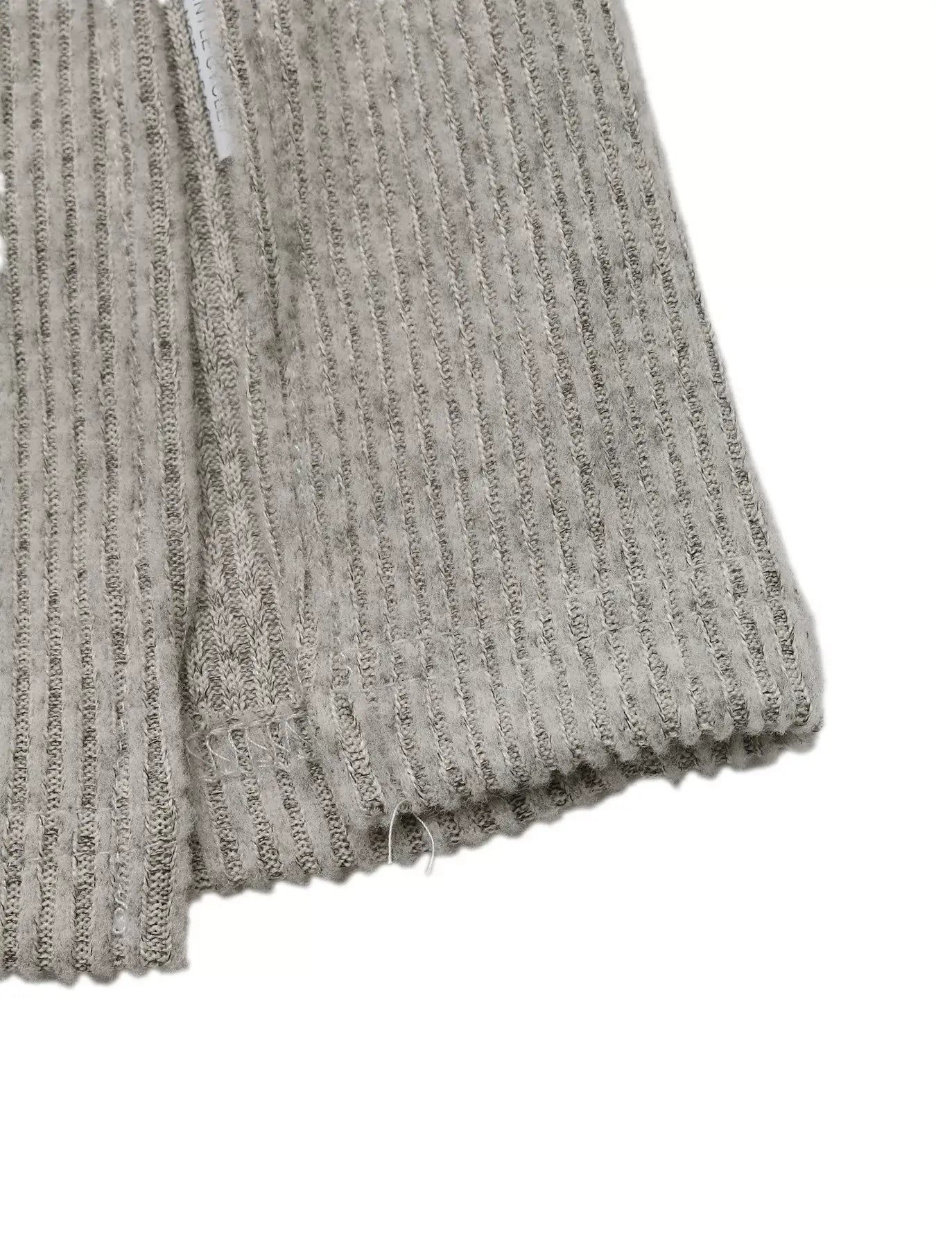 Ribbed knit long sleeve midi dress — additional view 10