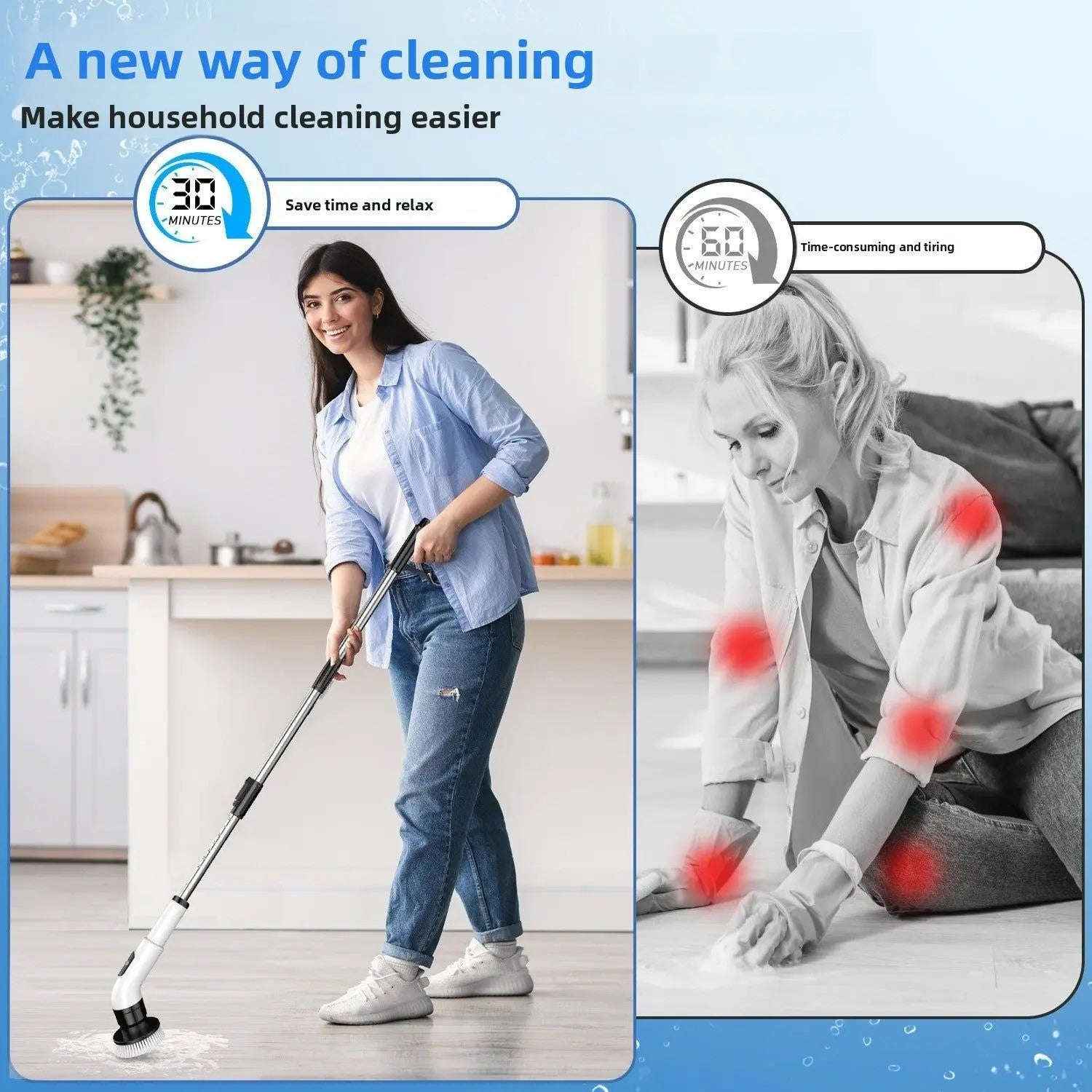 Cordless electric cleaning brush — additional view 2