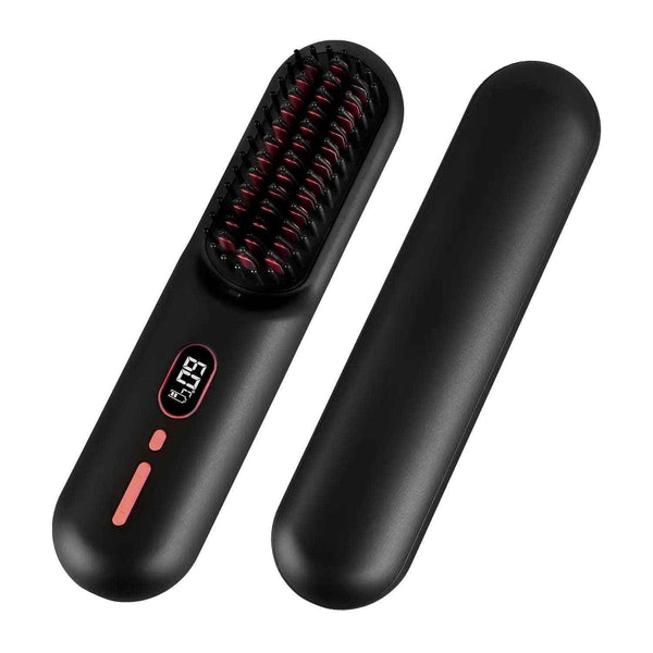 Cordless hair straightener brush — additional view 11
