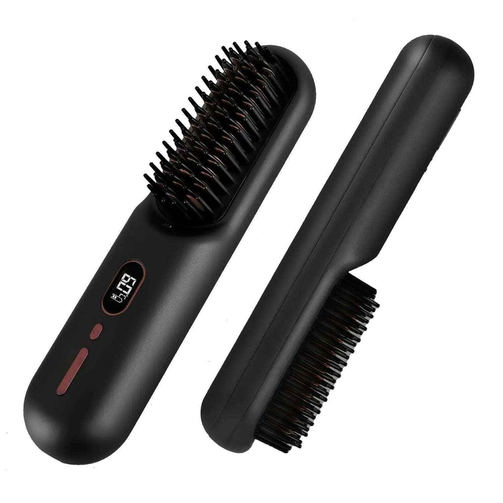Cordless hair straightener brush — additional view 10