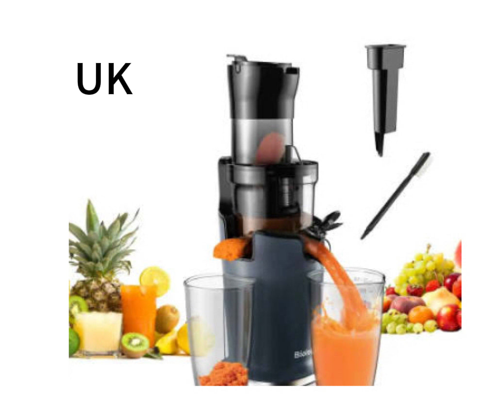 Slow Juicer with Large Feed Chute – Juice Extractor, angled product view