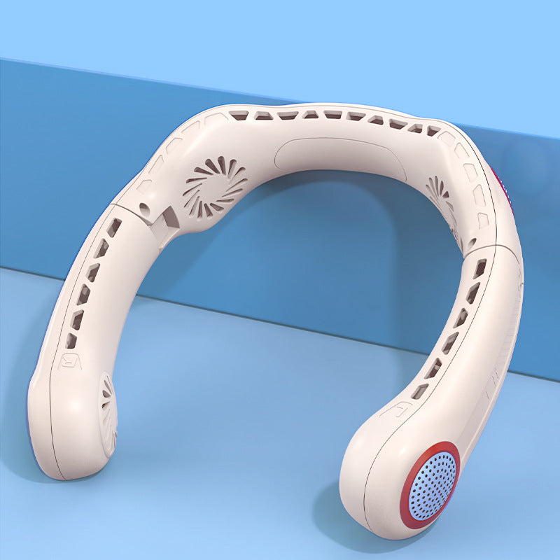 USB Bladeless Neck Fan, side product view