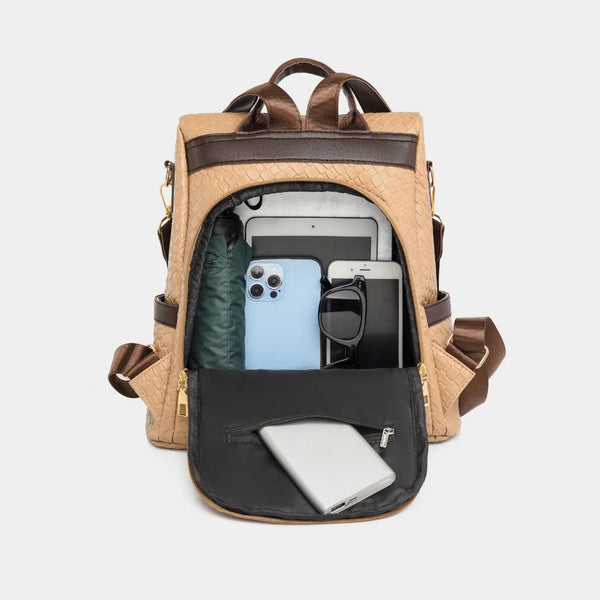 Large PU Leather Backpack — product image 16