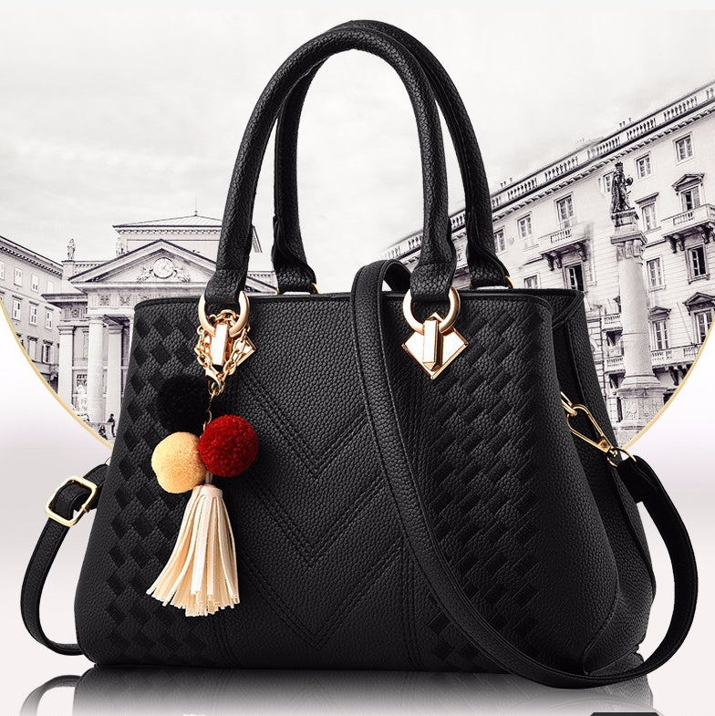 Women's PU Leather Crossbody Handbag, shown in a clear product image