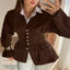 Button-down long sleeve jacket — primary view