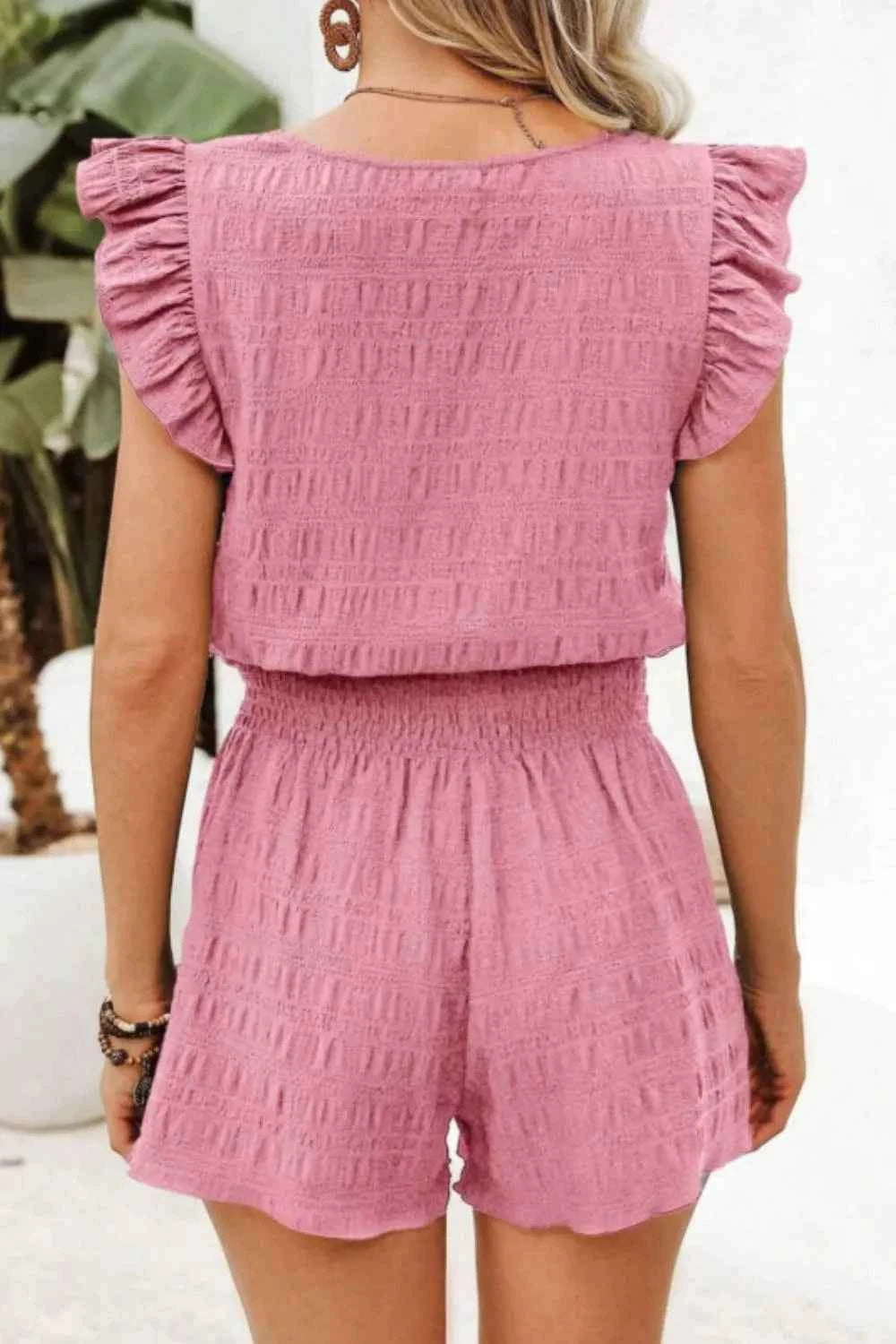 Ruffled sleeve two-piece set — additional view 3