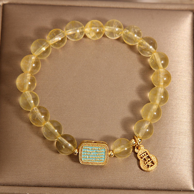 Product detail photo of Yellow Crystal Bracelet, yellow crystal bracelet