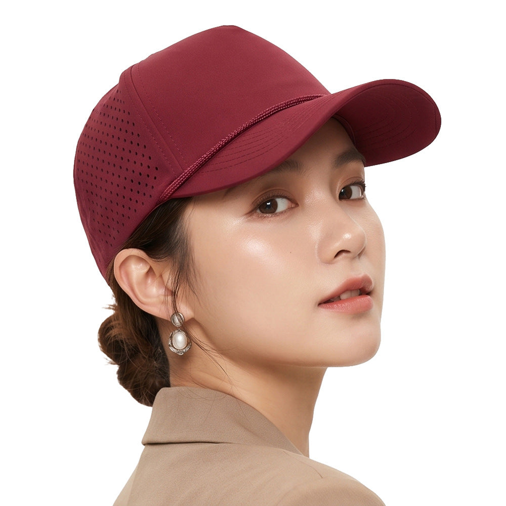 Women's Perforated Quick-Dry Baseball Cap-Splashis, alternate view 2