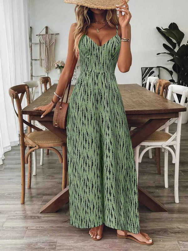 Backless wide leg jumpsuit — additional view 7