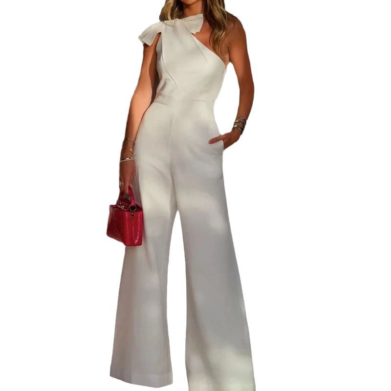 Women's White Wide-Leg Jumpsuit — product image 4