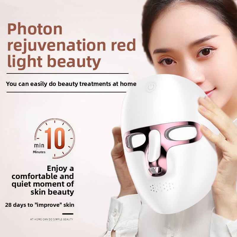 Multi-color LED light beauty mask — additional view 2