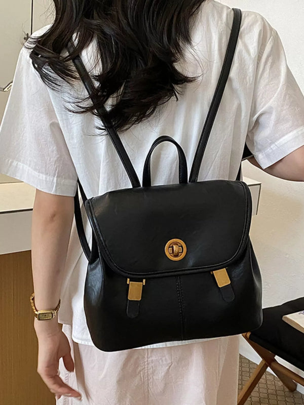 Small PU Leather Backpack — product image 3