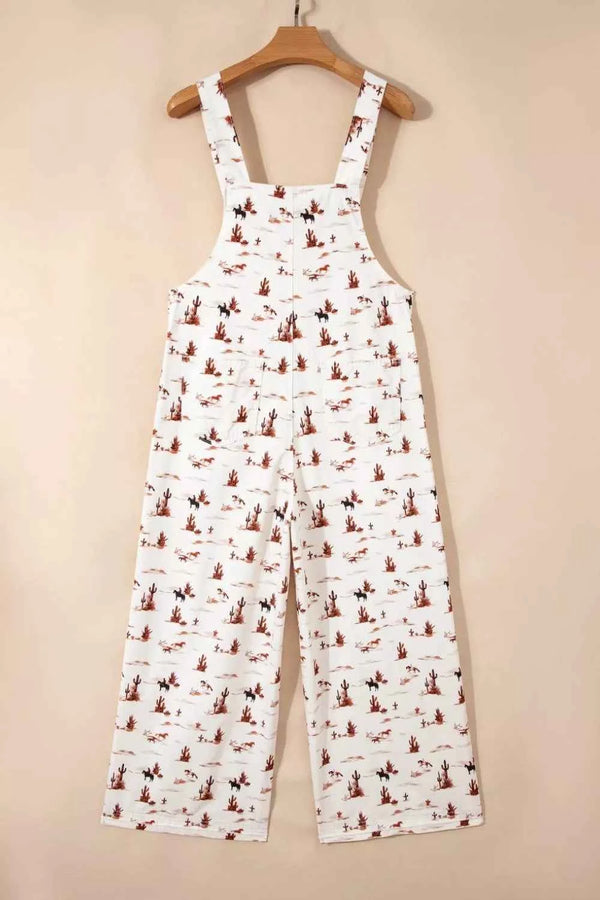 Western print jumpsuit — additional view 8
