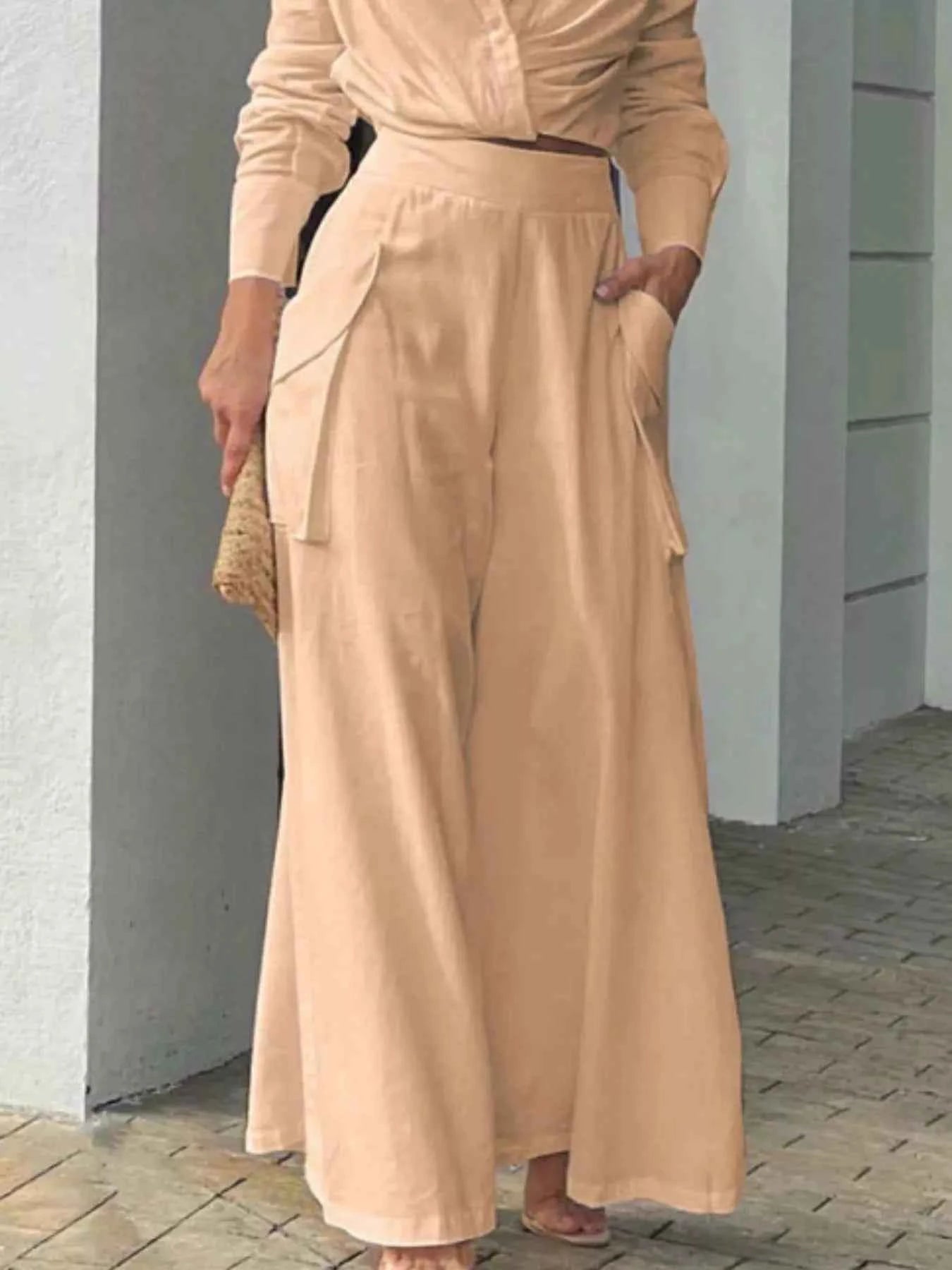 Two-piece pants and shirt set — additional view 6