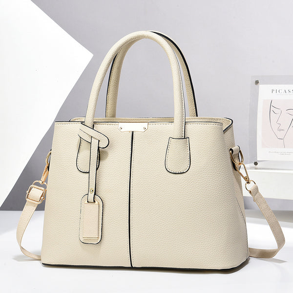 Women's PU Leather Square Tote Bag with Crossbody Strap, product view 7