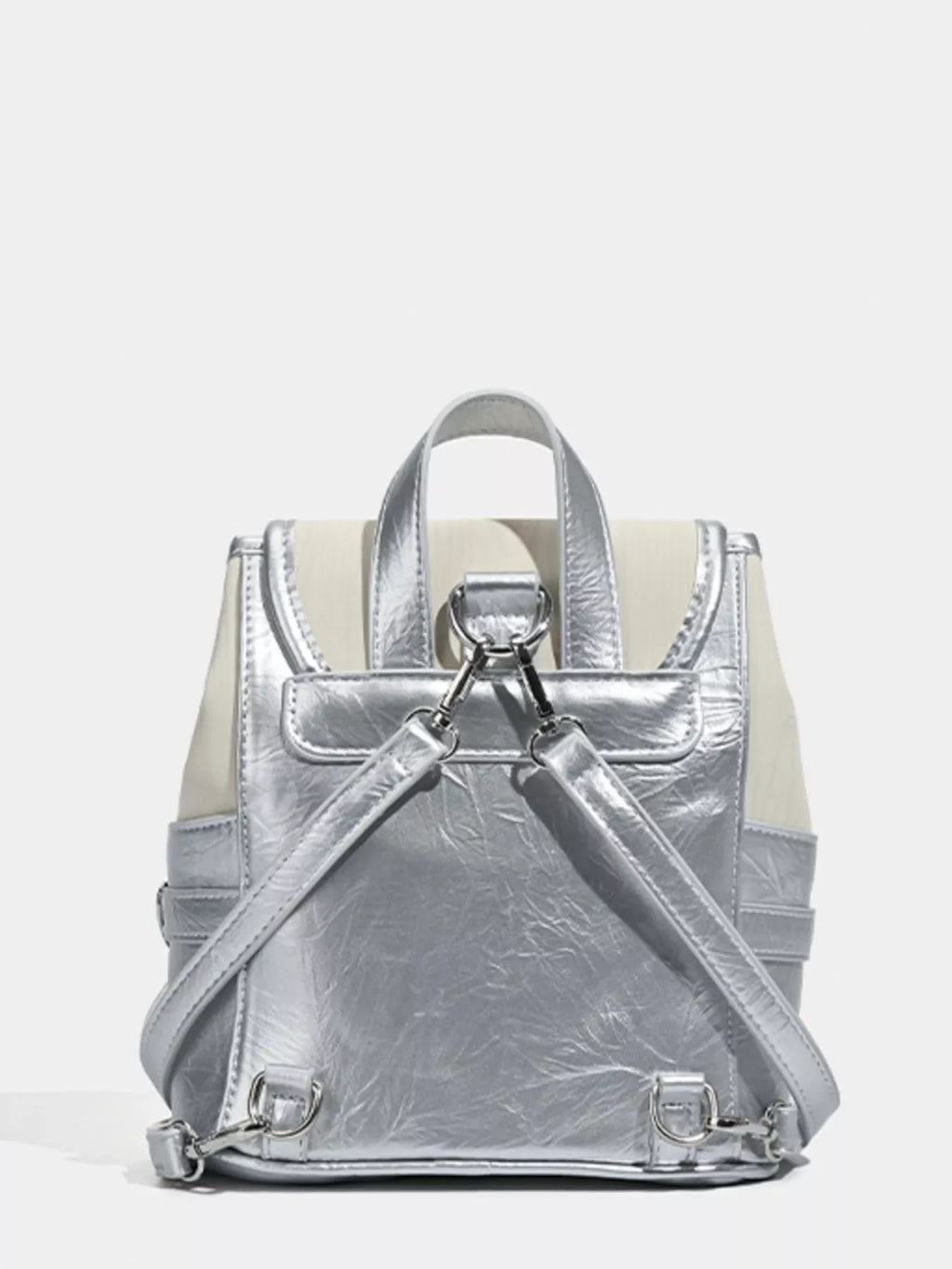 Mini Heart Flap PU Leather Backpack — product image 11