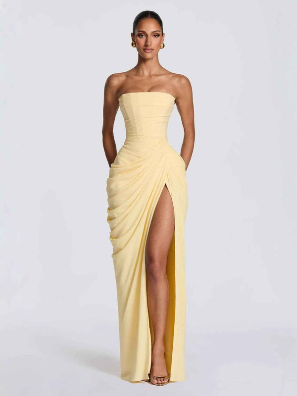 Asymmetrical off-shoulder bodycon dress — additional view 5