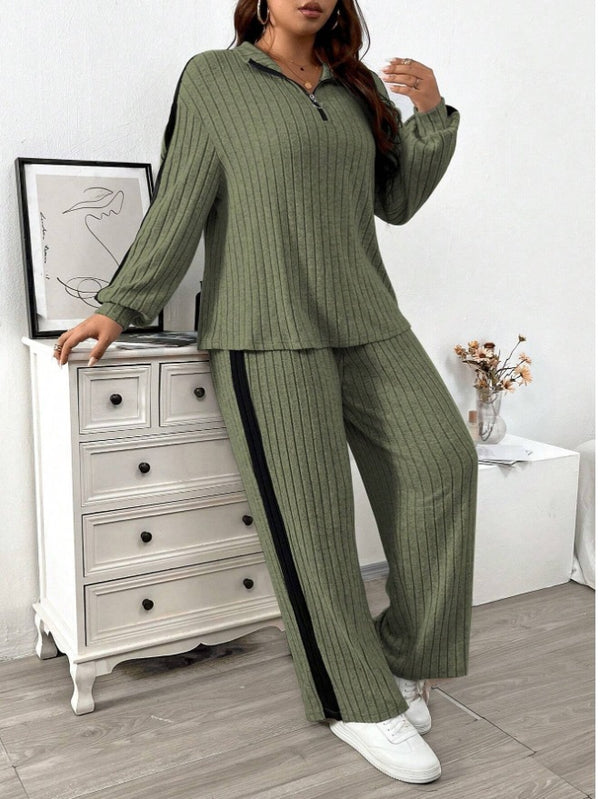 Women’s Batwing Sweater Pants Set, product view 9