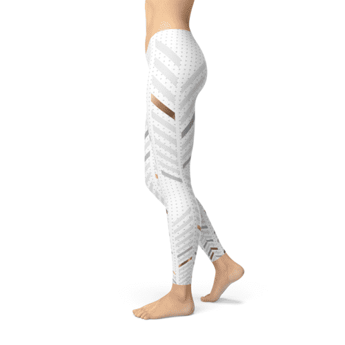White stripes leggings — additional view 3