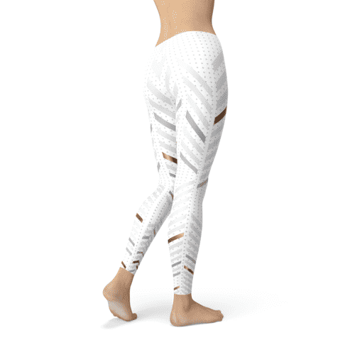 White stripes leggings — additional view 4