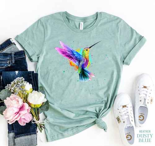 Hummingbird print t-shirt — primary view