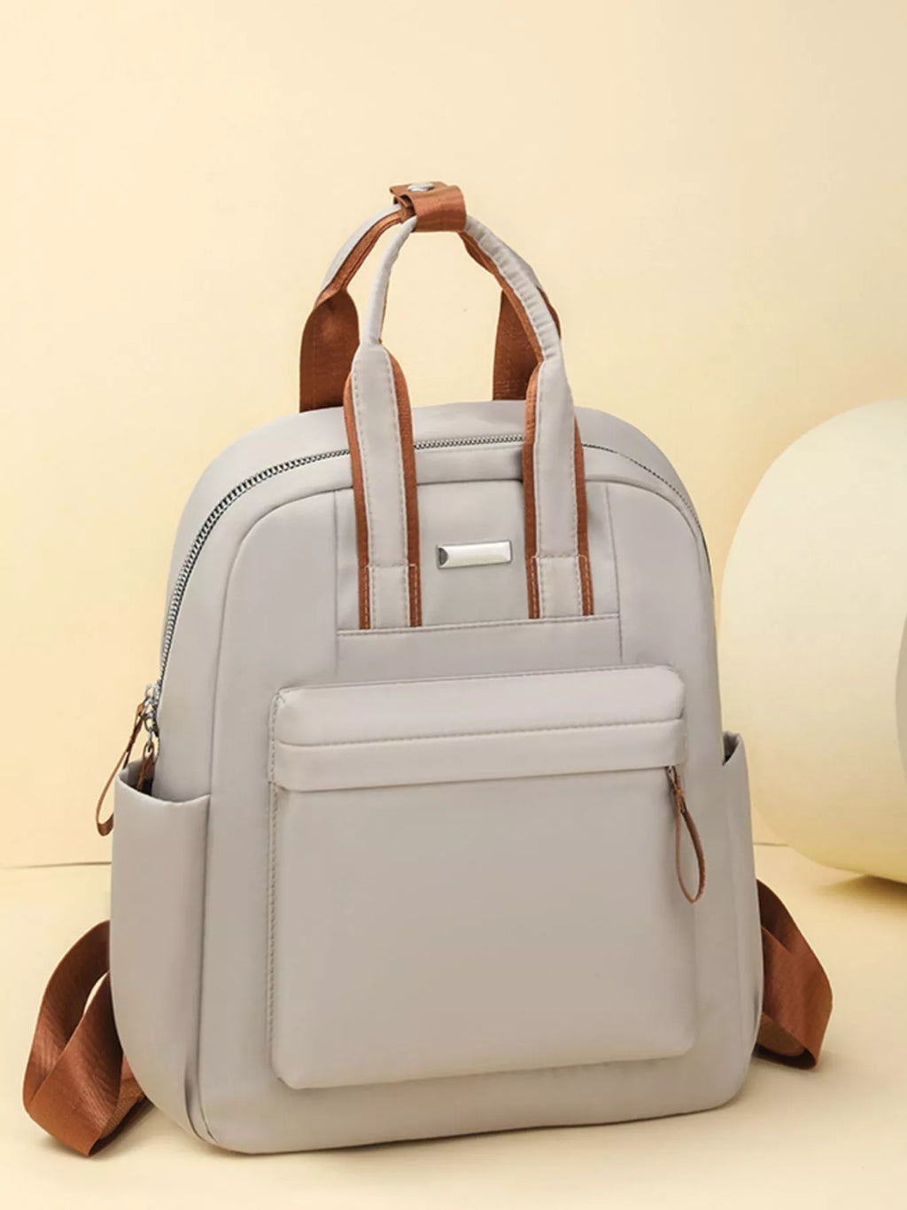 Adjustable PU Leather Backpack — product image 6