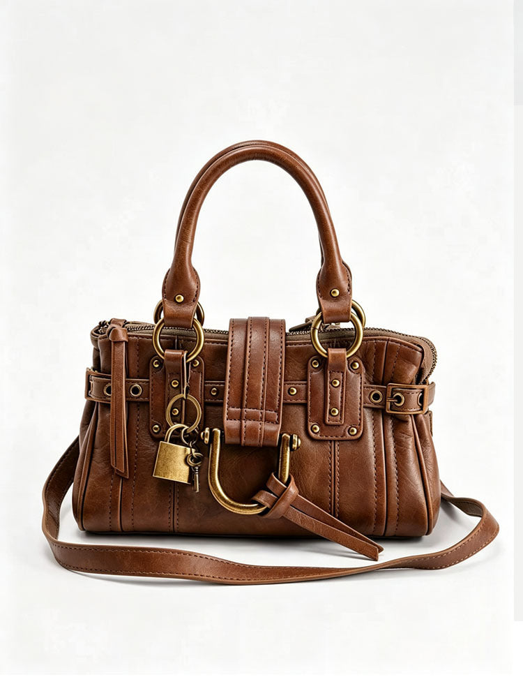 Retro PU Crossbody Bag, side product view