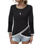 Lace-Panel Long-Sleeve Top, alternate product view