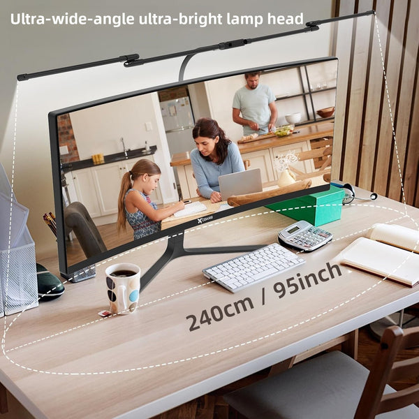 Adjustable LED Desk Lamp with Clip view 2
