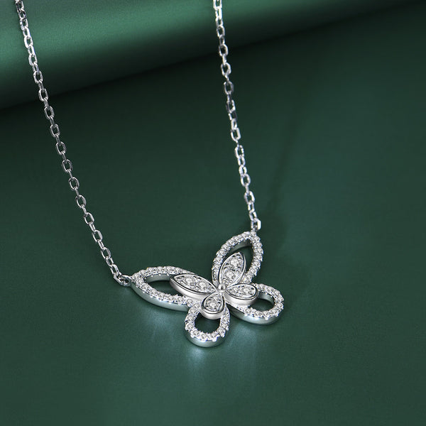 Main product photo of Sterling Silver Clavicle Chain Pendant, Necklace, sterling silver clavicle chain pendant