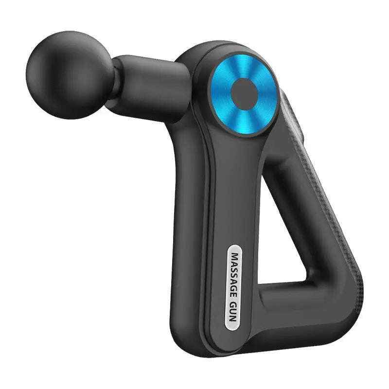 Percussion massage gun with interchangeable heads — additional view 4