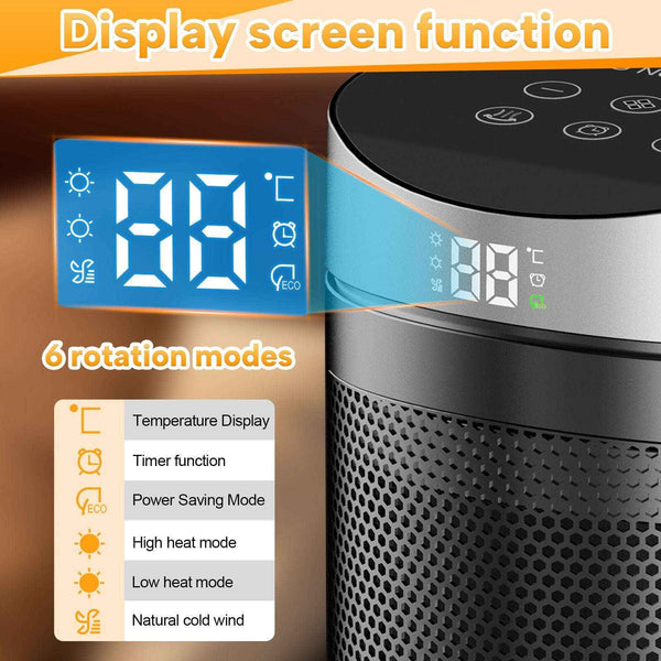Desktop space heater — additional view 3