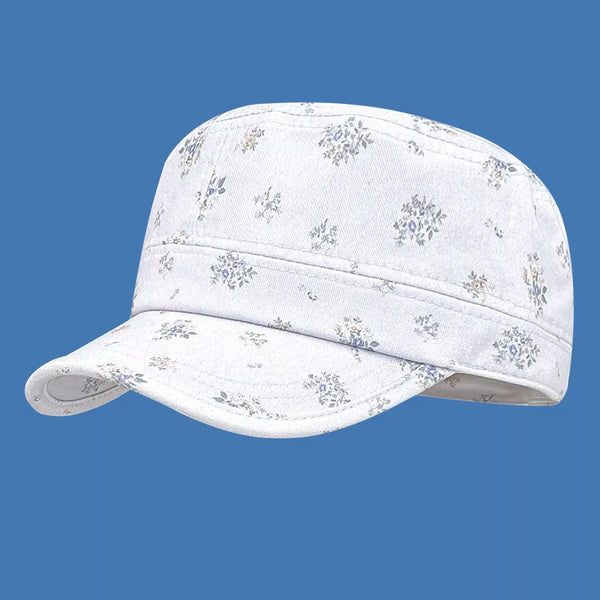 Floral print flat top hat — additional view 3