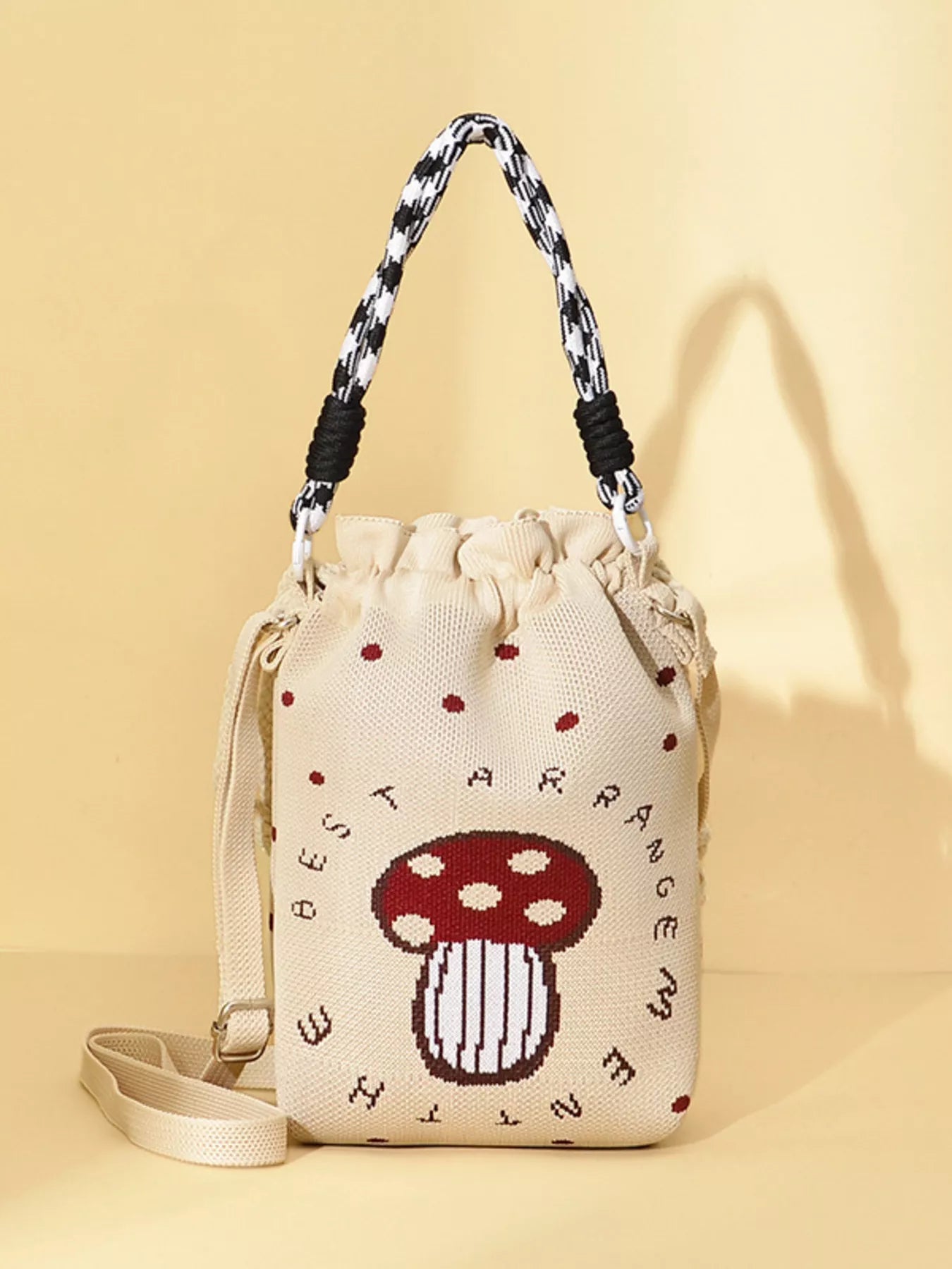 Drawstring bucket bag — additional view 3