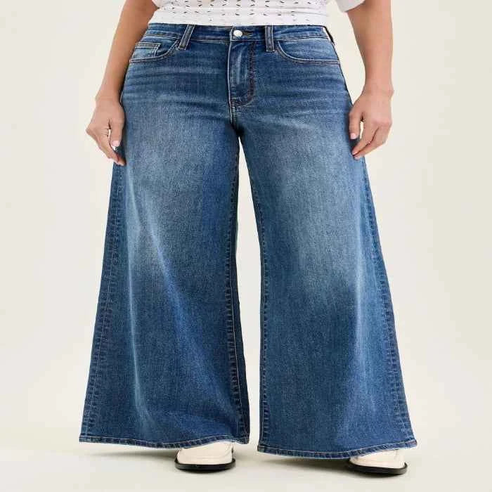 High-waist tummy control flare jeans — primary view