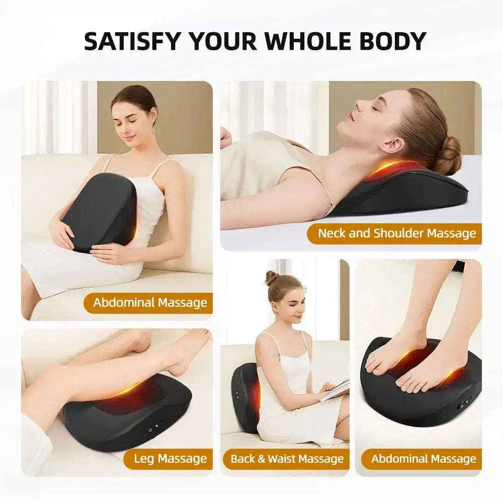 Shiatsu massage cushion with heat — additional view 7