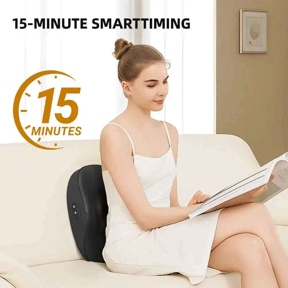 Shiatsu massage cushion with heat — additional view 3