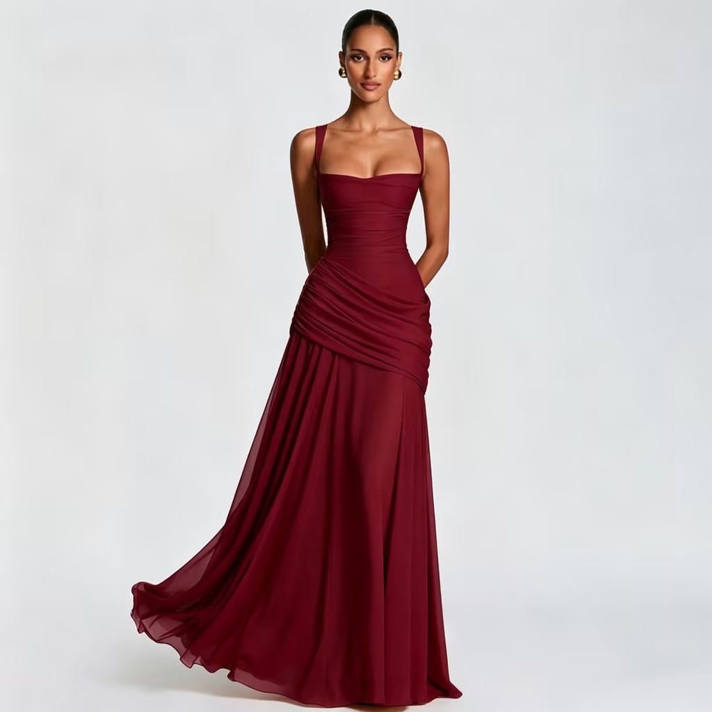 Flattering Sleeveless Slip Dress