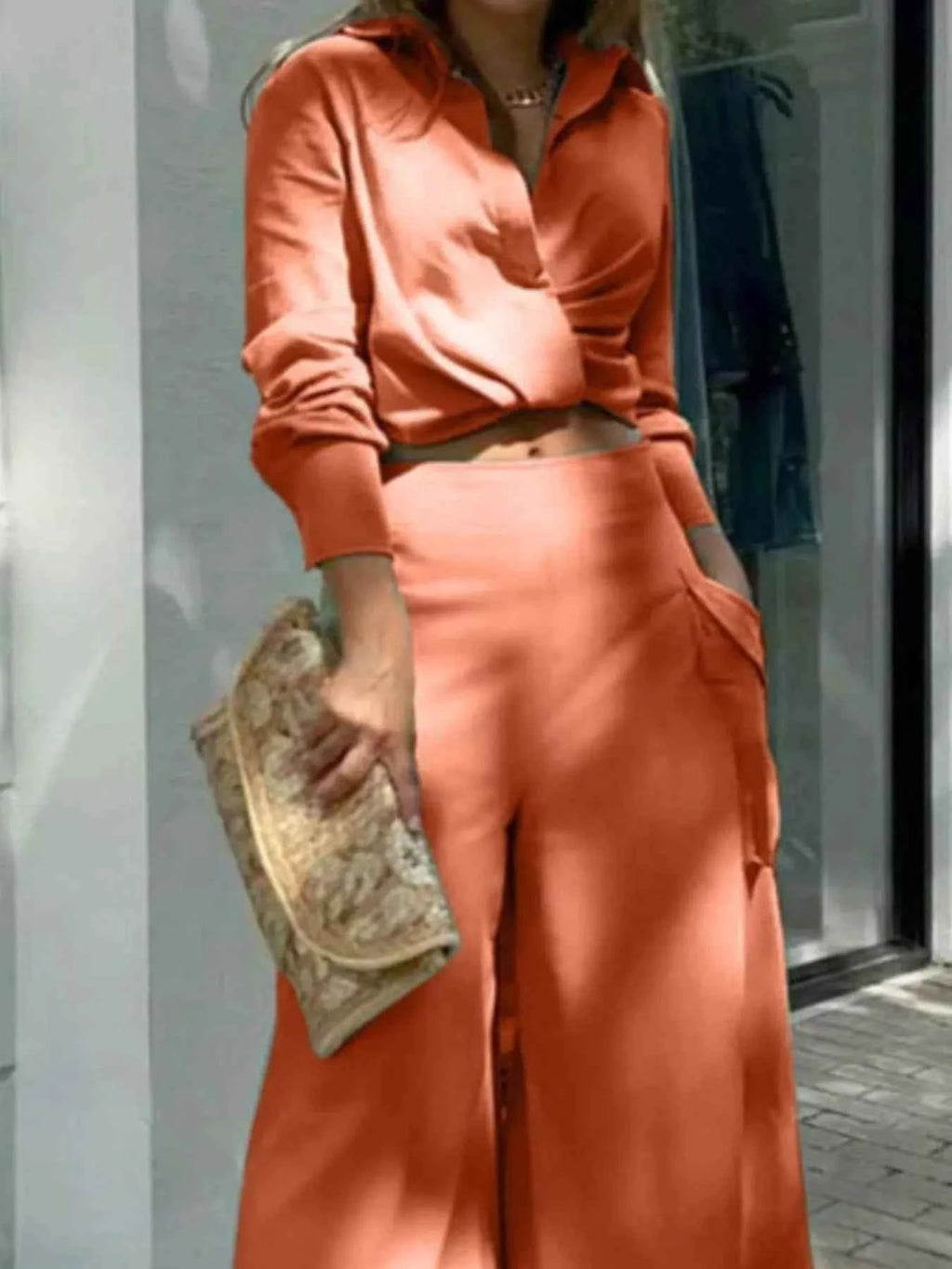 Two-piece pants and shirt set — additional view 8