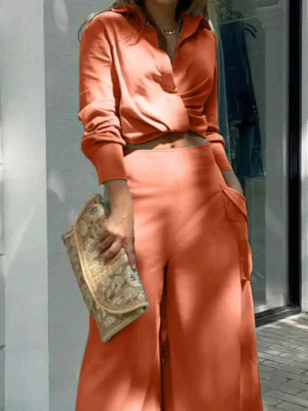 Two-piece pants and shirt set — additional view 8