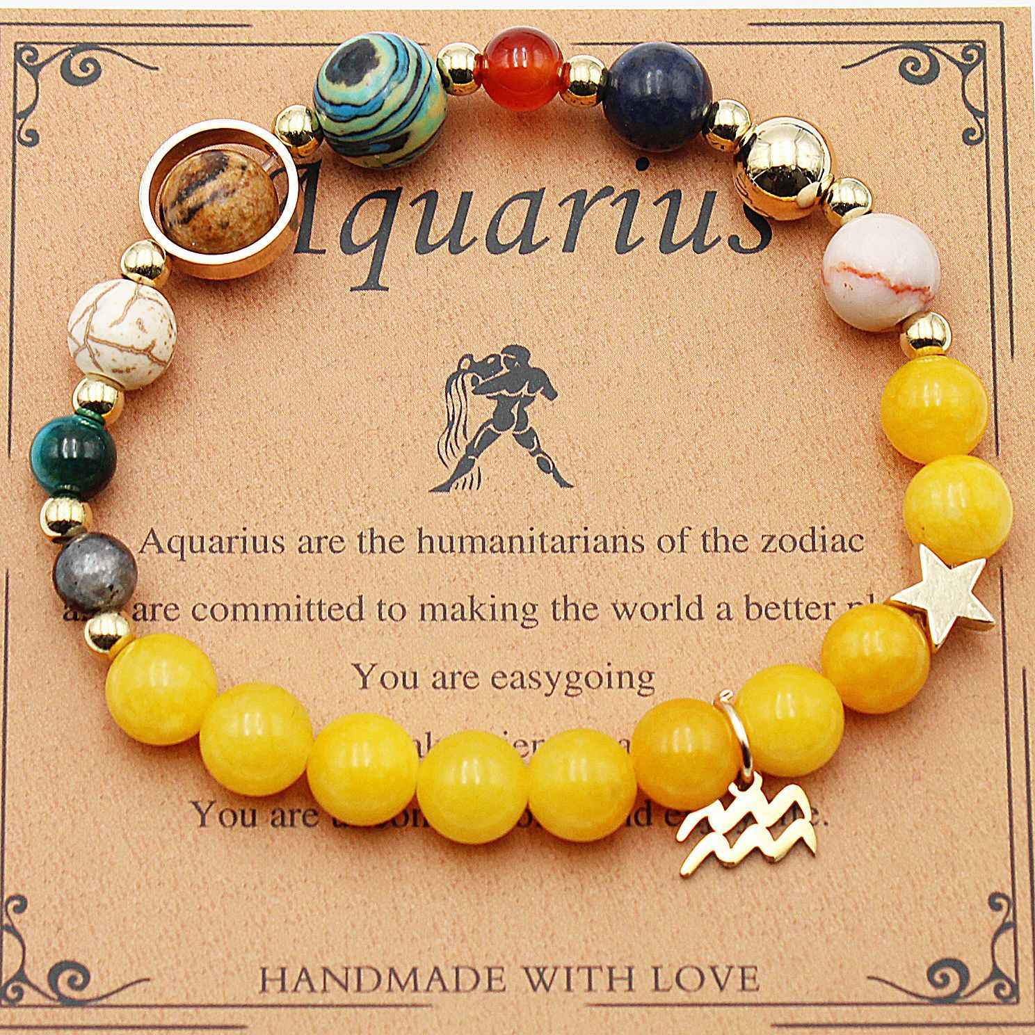 Eight planets beaded bracelet — additional view 12