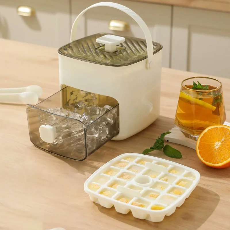 48-grid reusable ice cube tray mold view 4