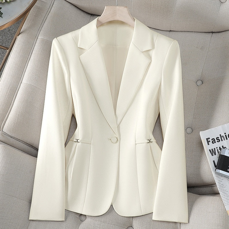 Slim-Fit Petite Blazer for Women, shown in a clear product image